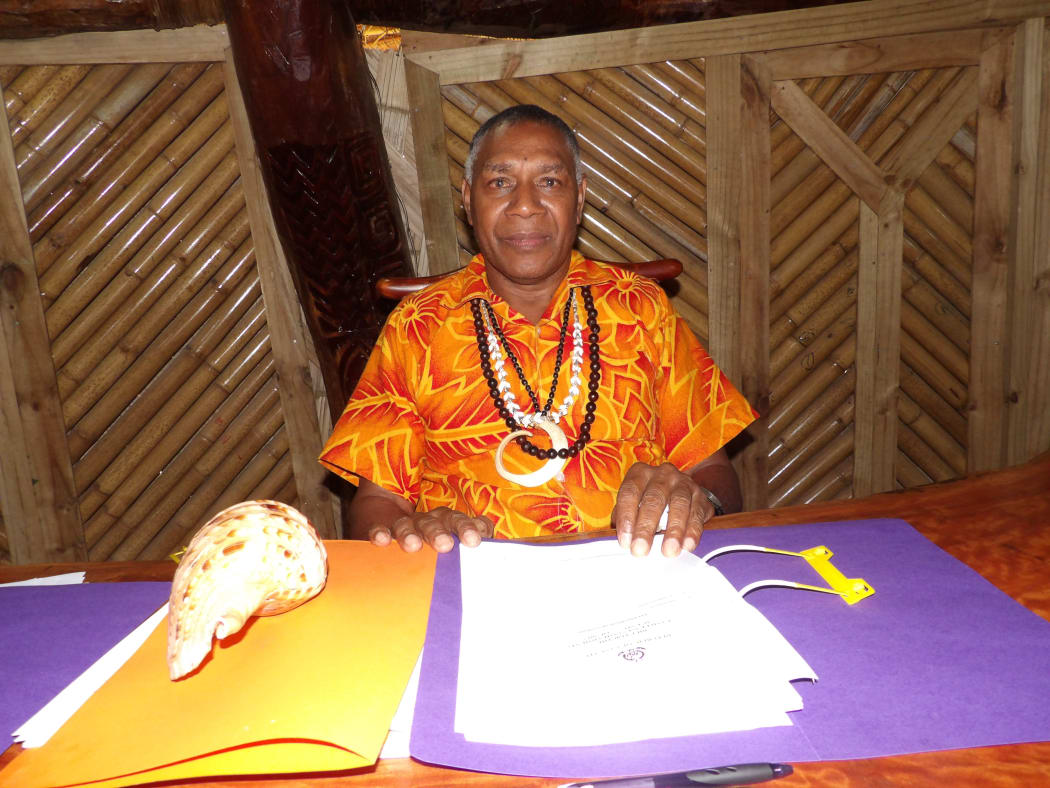 Chairman of Vanuatu National Council of Chiefs, Seni Mao Tirsupe