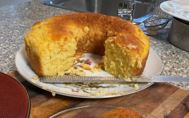 orange yogurt cake