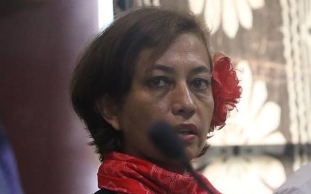 French Polynesia Sports Minister Madam Nicole Sanquer.