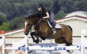 New Zealand showjumper Samantha McIntosh.