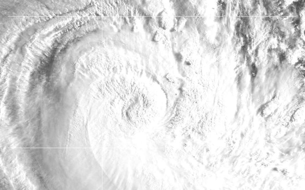 Tropical Cyclone Harold over Fiji