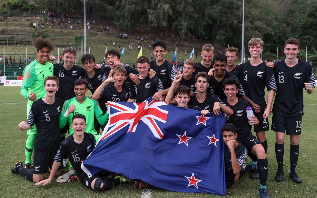 New Zealand U16 Football team in Solomon Islands