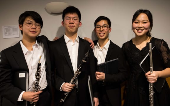 NZCT Chamber Music Contest National KBB Award: Milhaud à Rio (Auckland)
Elisa Wu, flute, Alex Wu, oboe, William Lee, clarinet, Keegan Fong, piano