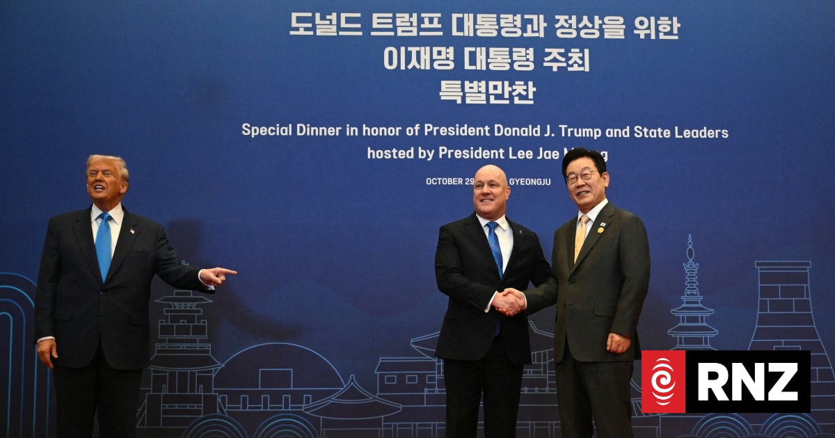 Watch live: Christopher Luxon speaks after meeting South Korea ...