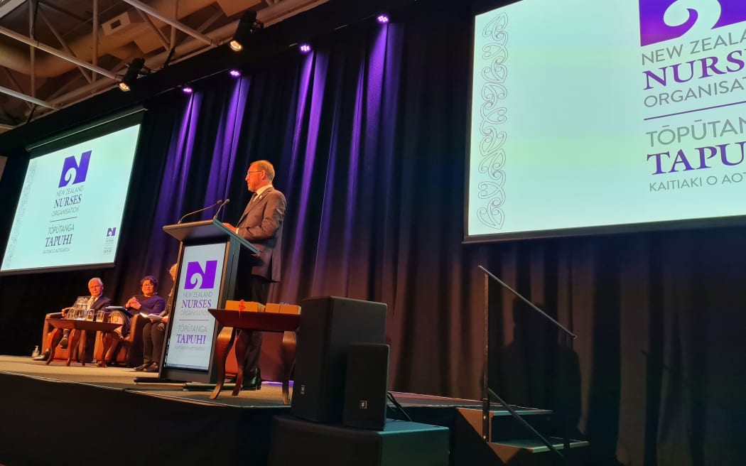 Andrew Little at Nurses Organisation annual conference