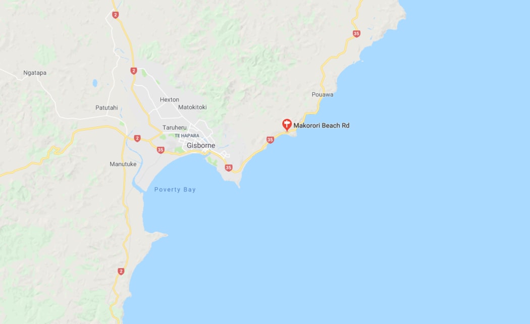The Makarori Coast is north of Gisborne.