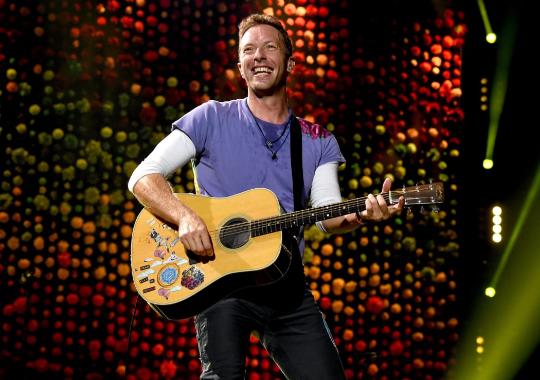Singer Chris Martin of Coldplay.