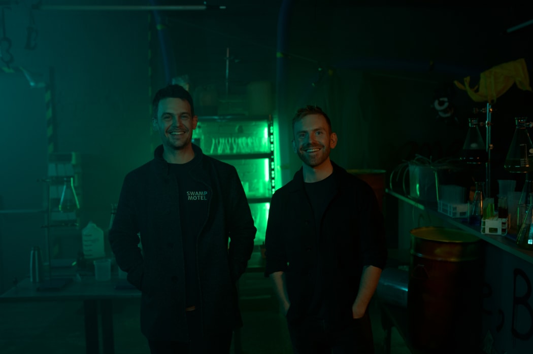 Co-creators Ollie Jones and Clem Garrity.