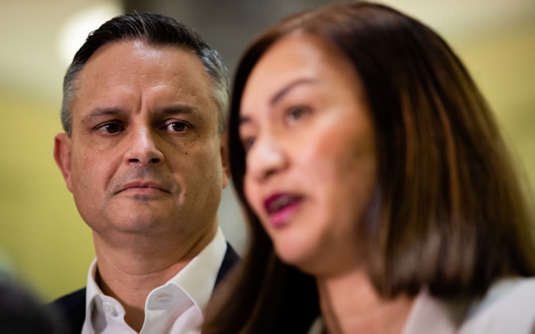 Green Party co-leaders Marama Davidson and James Shaw