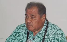 Samoa's opposition leader Palusalue Faapo the 2nd