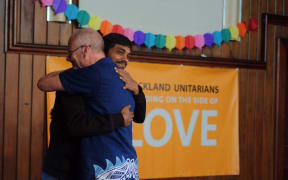 Tears of joy from Indian students facing deportation, as word spreads that immigration officials will not come today.