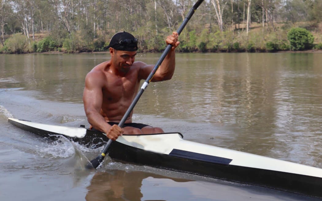 Pita Taufatofua is attempting to qualify for the Olympics in a third sport.