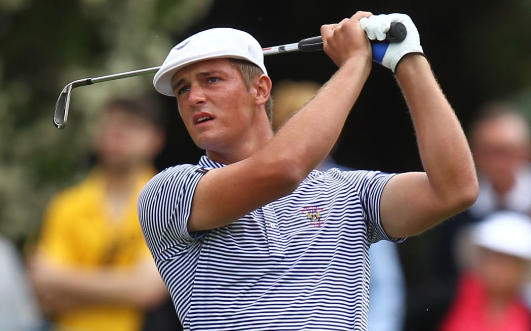 The American amateur golfer Bryson DeChambeau.