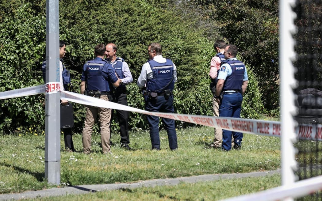 Police investigate after a person was critically injured in Richmond Park in Christchurch