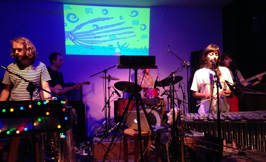 Carnivorous Plant Society soundchecking at Wine Cellar