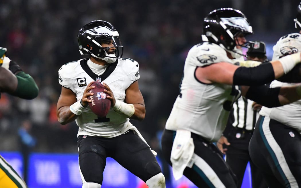 Philadelphia Eagles quarterback Jalen Hurts.