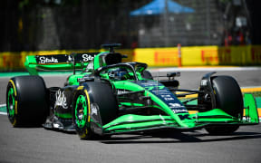 Valtteri Bottas of Finland driving for Stake F1 Team Kick Sauber, 2024.