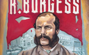 Richard Burgess poster by Massey University student Kane Wills