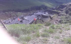 Parapara Road, State Highway 4, collapsed between Whanganui and Raetihi.