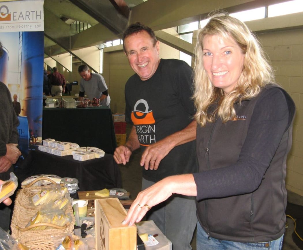 Richard and Joanie Williams at Hawkes Bay Farmers' market