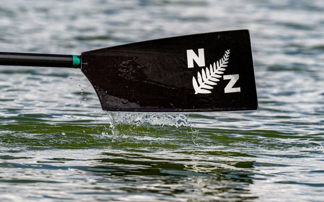 New Zealand oar 

Racing the semi-finals at the 2022 World Rowing Championships, Racice, Czech Republic, Thursday 22 September 2022. Copyright photo © Steve McArthur / www.photosport.nz