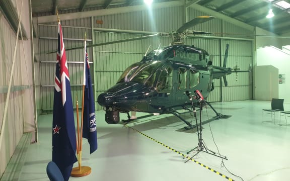 The police eagle helicopter.