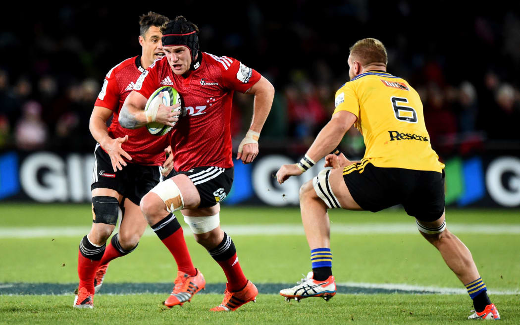 Crusaders player Matt Todd during their Investec Super Rugby game Crusaders v Hurricanes.