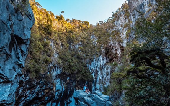 Getting the “money shot” at Harwoods Hole has been deemed too dangerous by DOC, which has closed the track to the sinkhole.