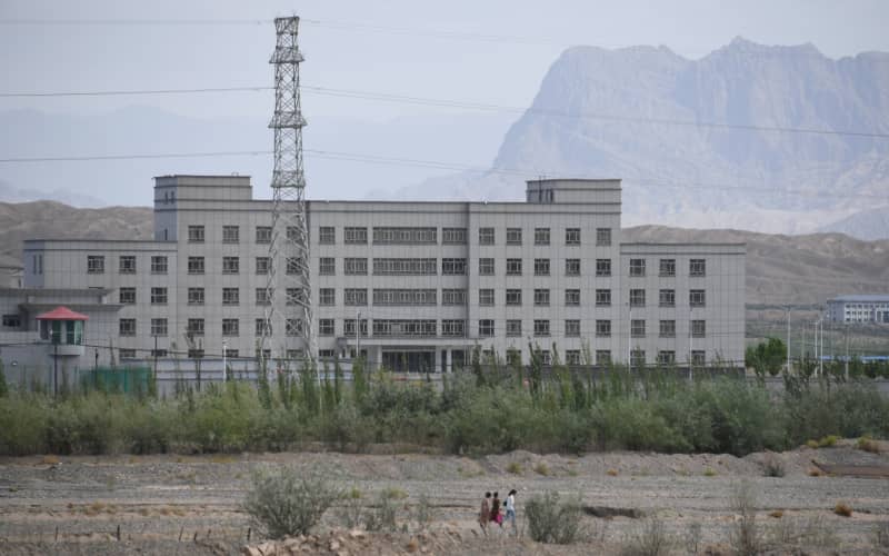 This file photo taken on June 2, 2019 shows a facility believed to be a camp where mostly Muslim ethnic minorities are detained, in Artux, north of Kashgar in China’s western Xinjiang region.