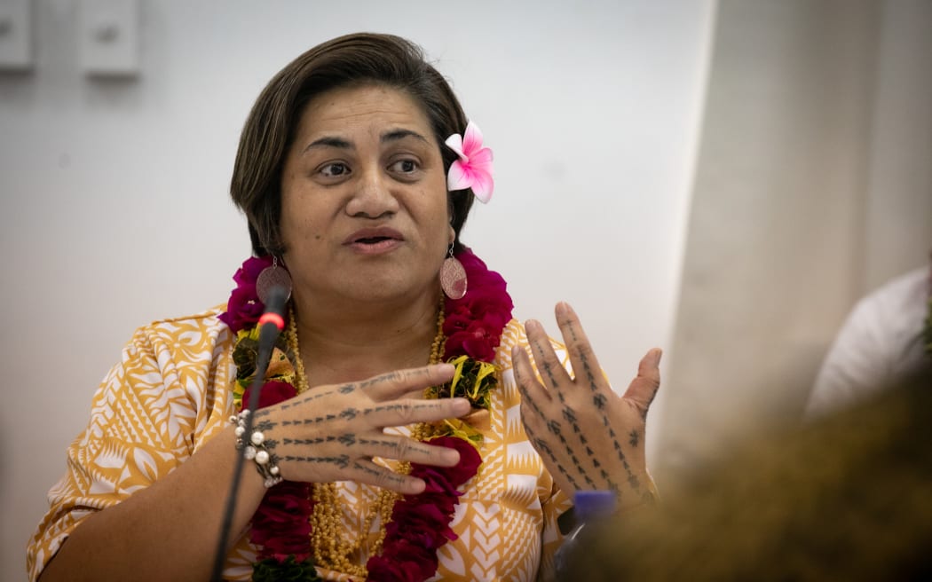 Labour MP Lemauga Lydia Sosene on an inter-parliamentary visit to Samoa