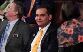 WASHINGTON, DC - FEBRUARY 07: U.S. Rep. George Santos (R-NY) waits for President Joe Biden's State of the Union address during a joint meeting of Congress in the House Chamber of the U.S. Capitol on February 07, 2023 in Washington, DC. The speech marks Biden's first address to the new Republican-controlled House.   Win McNamee/Getty Images/AFP (Photo by WIN MCNAMEE / GETTY IMAGES NORTH AMERICA / Getty Images via AFP)