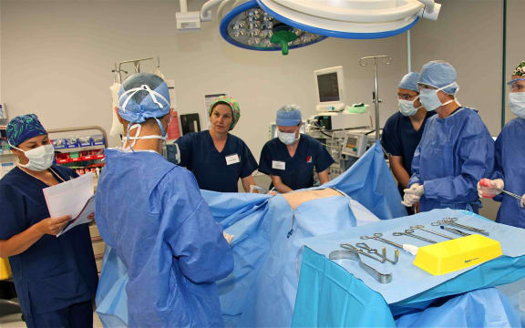 The programme simulated training with model patients in real or recreated operating theatres.