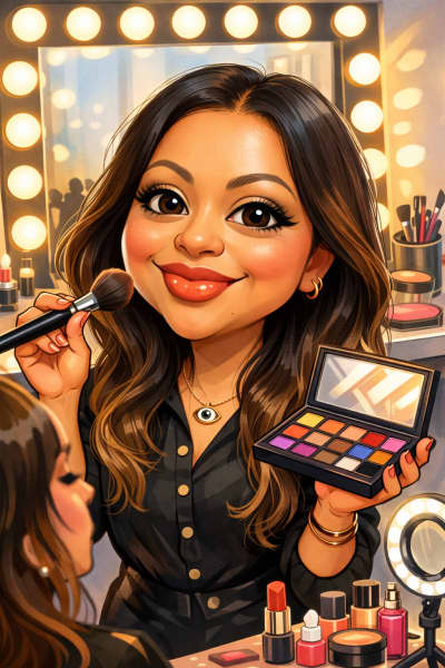 Ari Dayal's ChatGPT generated caricature.