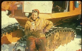 Leslie Quartermain at the South Pole Traverse, 1959-1960