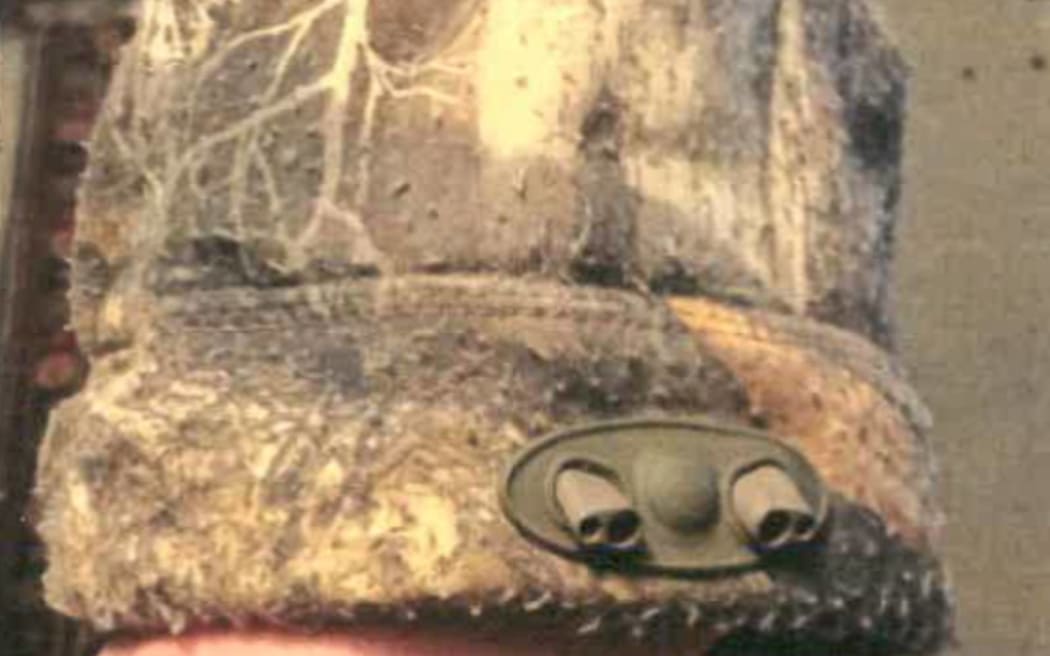 A 'distinctive' beanie sought by police.