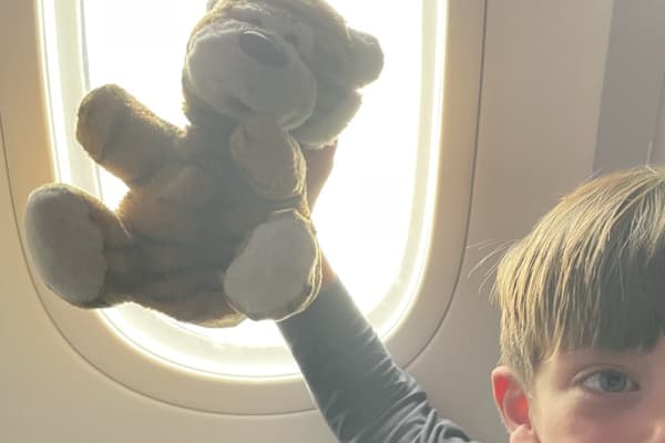 Mr Ed on one of his many trips to fancy places.