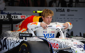 LAWSON Liam (nzl), Visa Cash App RB F1 Team VCARB02, portrait during the Formula 1 Qatar Airways British Grand Prix 2025, 12th round of the 2025 FIA Formula One World Championship from July 4 to 6, 2025 on the Silverstone Circuit, in Silverstone, United Kingdom - Photo Antonin Vincent / DPPI