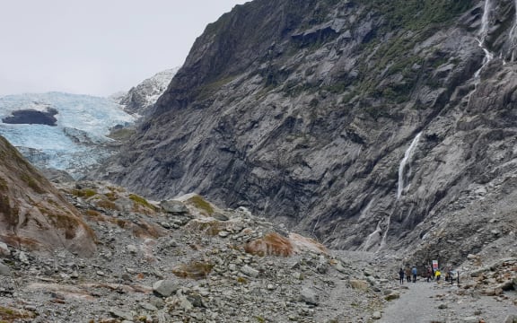 Visitors have mixed feelings about the noise of helicopters at Franz Josef Glacier.