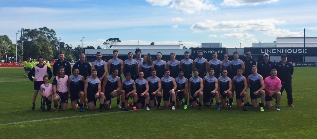 The New Zealand Hawks are among the top contenders to win the AFL International Cup.