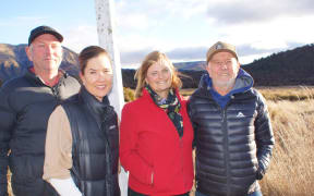 Respondents in the long-running legal saga over a subdivision in the alpine village of St Arnaud, Leighton Marshall (left), Alexandra Unterberger, Gisela Purcell, and Wayne Pool.
