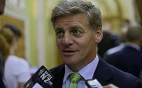 Bill English during caucas run this morning.