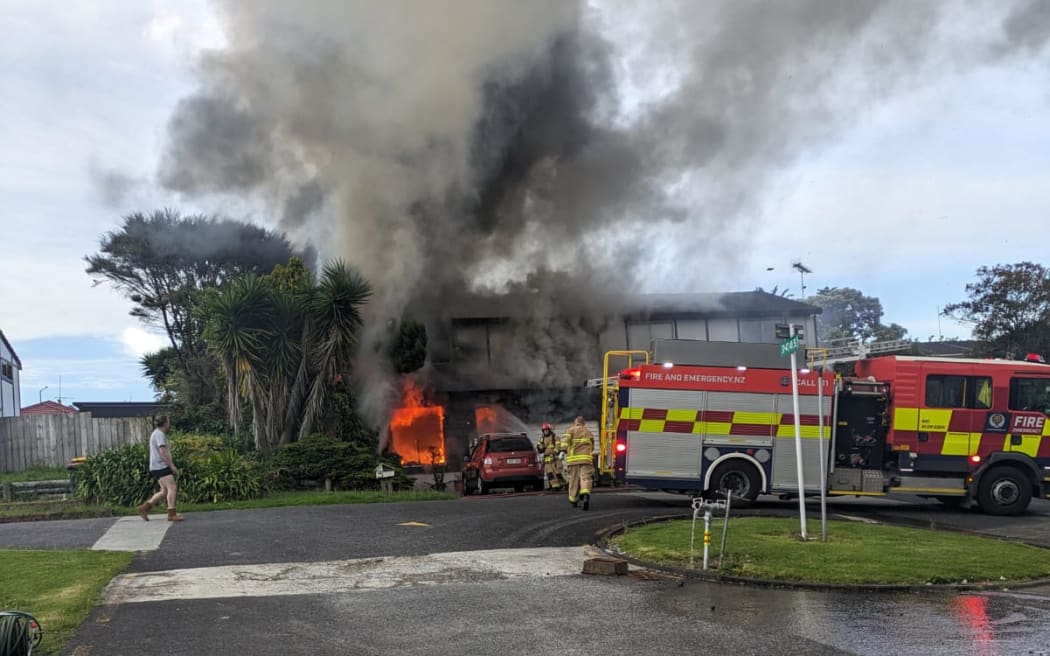 Fire at New Lynn house