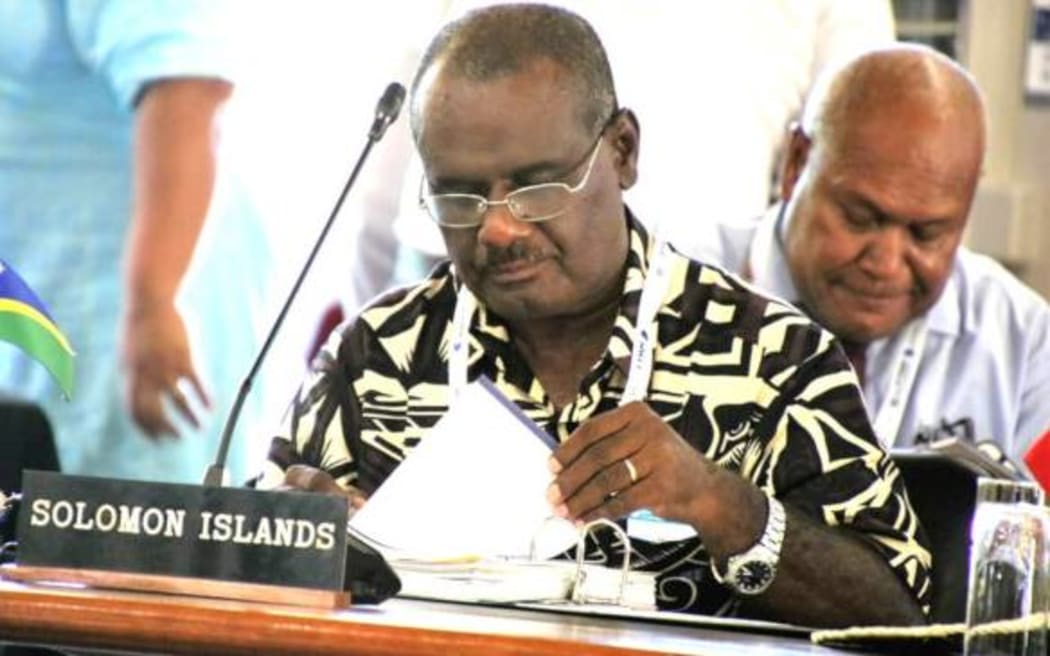 Minister of Foreign Affairs Jeremiah Manele.