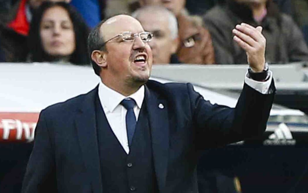 Sacked Real Madrid coach Rafa Benitez.