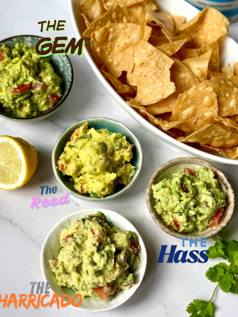 Julie North smashes guacamole out of four types of avocado to see which comes out best.
