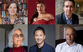A selection of authors appearing at the Auckland Writers Festival.