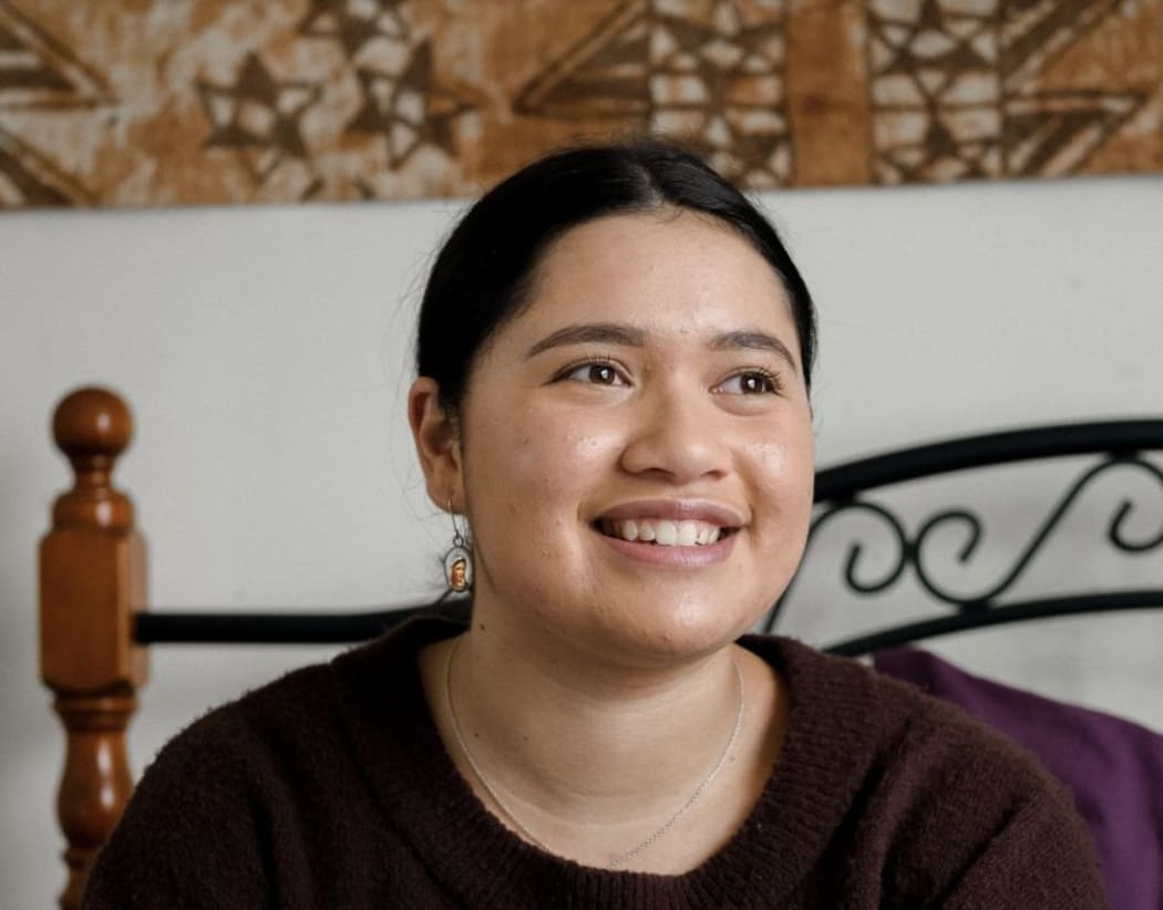 Allyssa, a participant in the YWCA photo exhibition 18x18