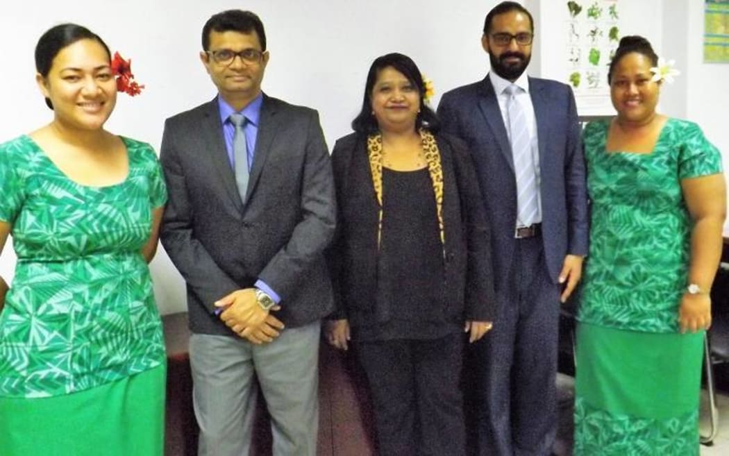 Apollo hospital doctors with Samoa Ministry of Health staff.