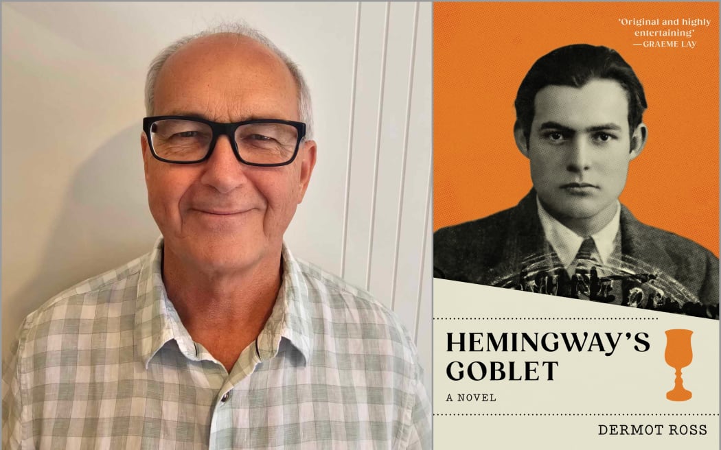 Image of author Dermot Ross and the cover of his book.