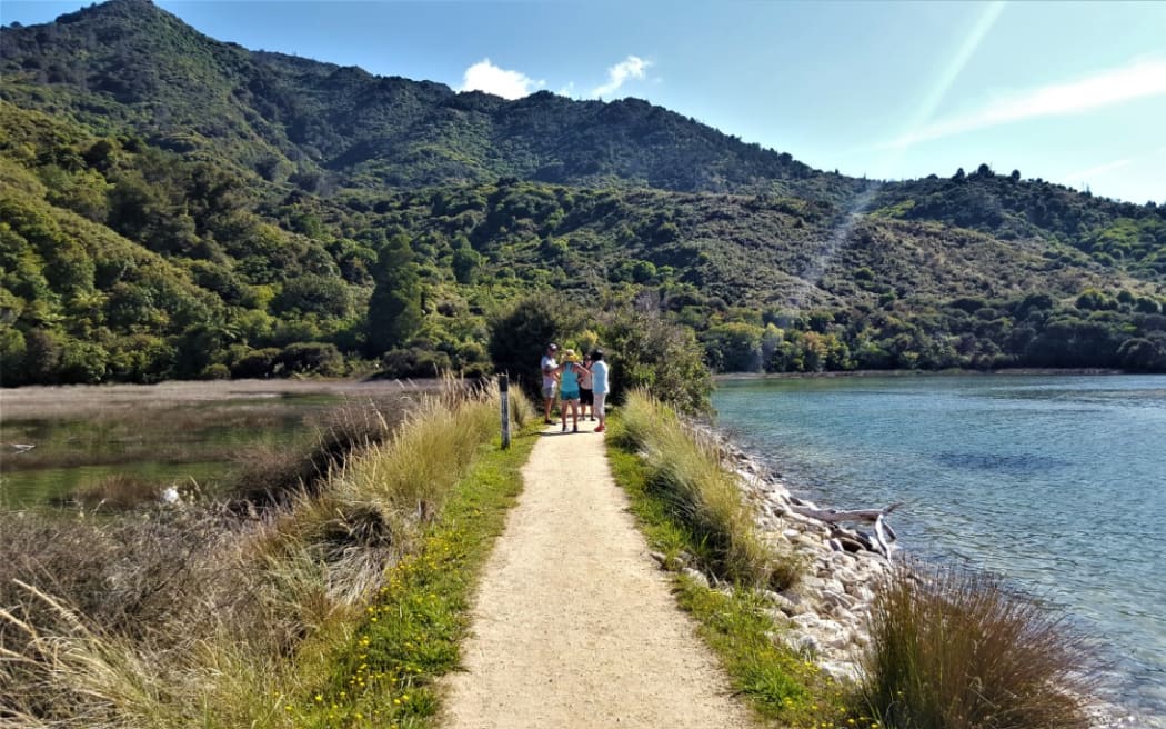 Abel Tasman coastal track.